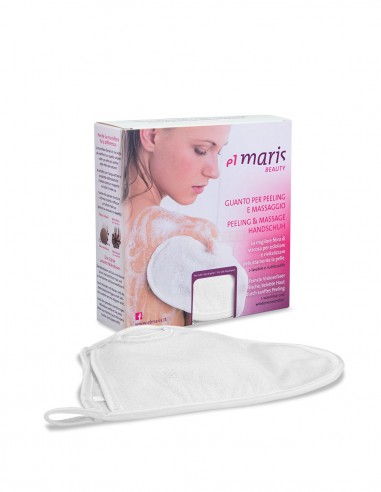 Confezione del guanto scrub decontestualizzata