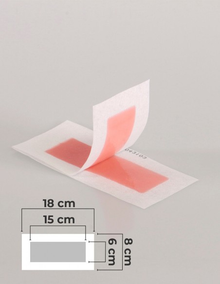 Dimensioni effettive in centimetri delle strisce depilatorie corpo